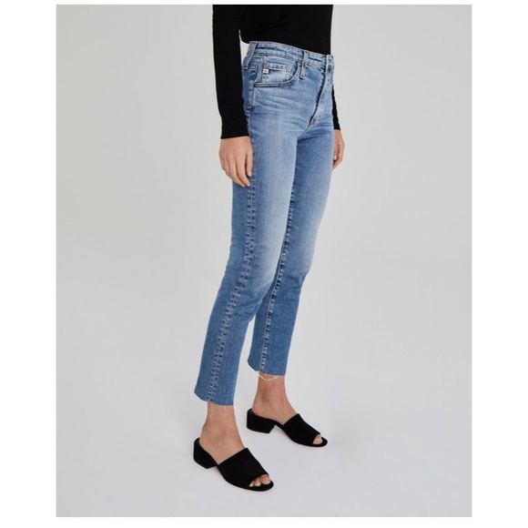 AG Isabella High Rise Straight Crop Jeans - Picture 13 of 16